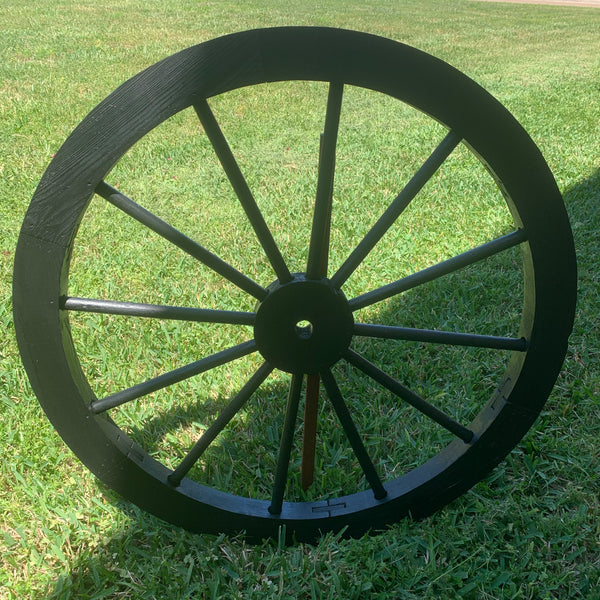 16",24",30" WAGON WHEEL BARN WHITE WOOD WESTERN HOME DECOR RUSTIC NEW