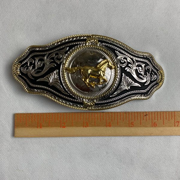 6.5" X 3.5" HORSE BELT BUCKLE WESTERN BUCKLE FASHION ART NEW #EH12270