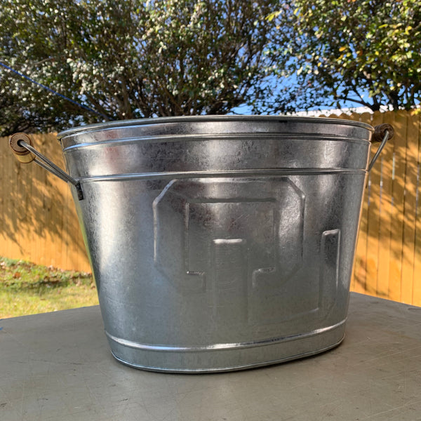 18" OU SOONERS SILVER OVAL METAL TUB WESTERN HOME DECOR METAL ART NEW #EH10395