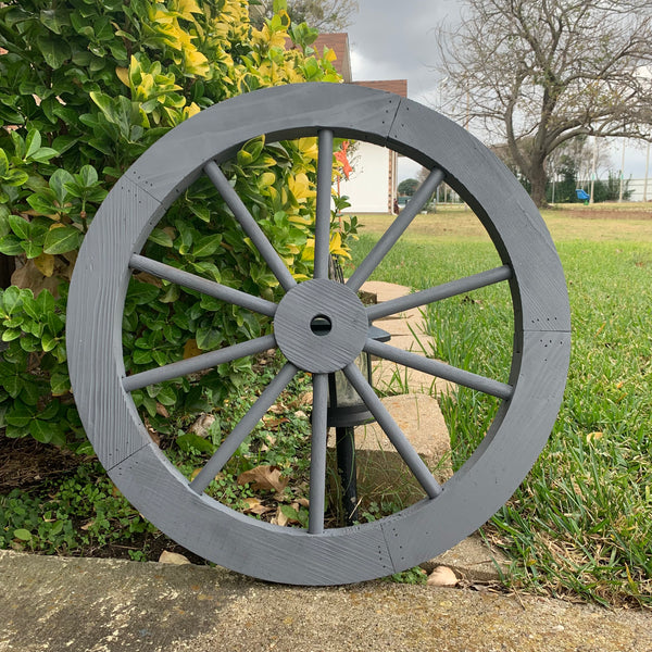 16",24",30" WAGON WHEEL GREY BARN WOOD WESTERN HOME DECOR HANDMADE NEW