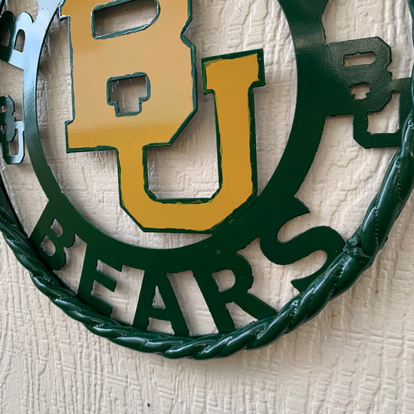 12",18",24",32" BAYLOR BEARS CUSTOM VINTAGE WALL ART