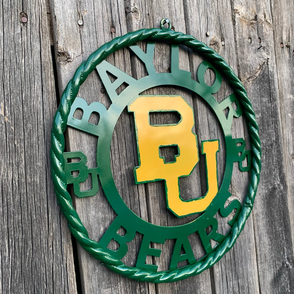 12",18",24",32" BAYLOR BEARS CUSTOM VINTAGE WALL ART