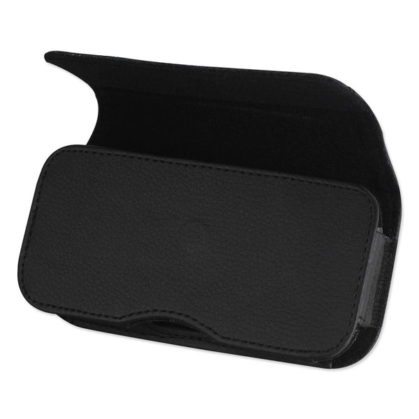 HP100B-BK 7" REIKO XL MEGA EXTRA LARGE POUCH BELT LOOP HOLSTER CELL PHONE CASE UNIVERSAL OVERSIZE