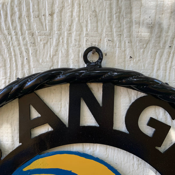 12", 18", 24", 32" LOS ANGES RAMS METAL CUSTOM VINTAGE CRAFT WALL ART TEAM SIGN HANDMADE