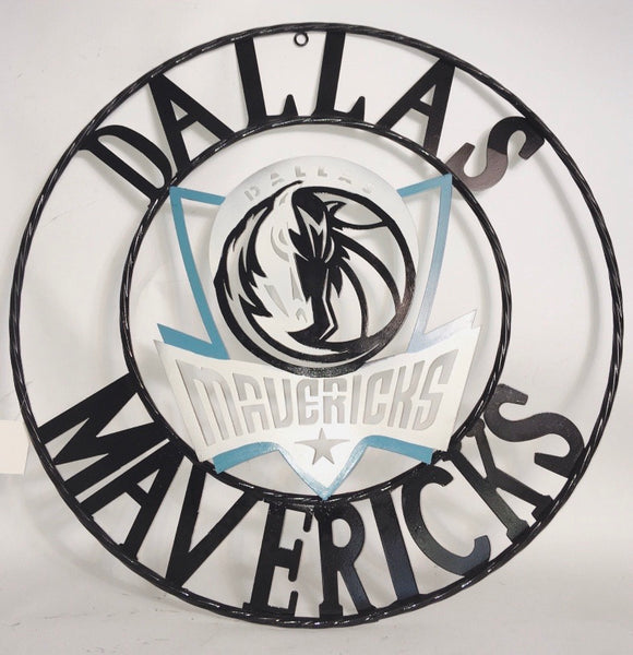 18", 24", 32" DALLAS MAVERICKS CUSTOM METAL VINTAGE CRAFT TEAM SPORTS SIGN HANDMADE