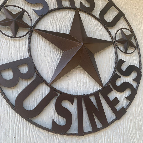 24",32" SHSU SAM HOUSTON BEARKATS BUSINESS RUSTIC BRONZE COPPER METAL CUSTOM VINTAGE CRAFT RUSTIC BLACK TEAM STAR HANDMADE