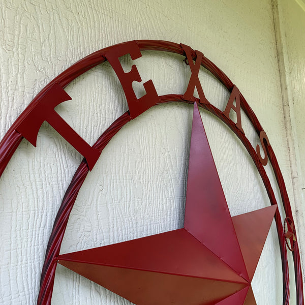 TEXAS A&M BURGUNDY RED BARN LONE STAR METAL CUSTOM VINTAGE CRAFT TEAM STAR WESTERN HOME DECOR HANDMADE SIZE:24",32",36",40",42",44",46",50"