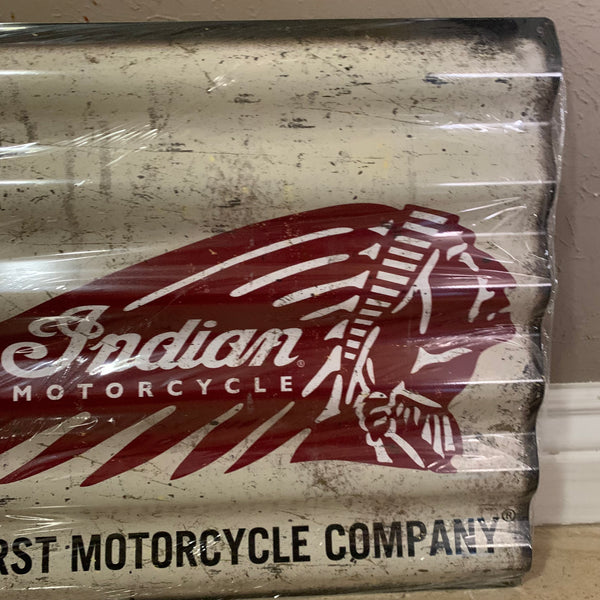 ITEM#COIND INDIAN MOTORCYCLES 24" X 18" TIN SIGN METAL ART WESTERN HOME DECOR CRAFT