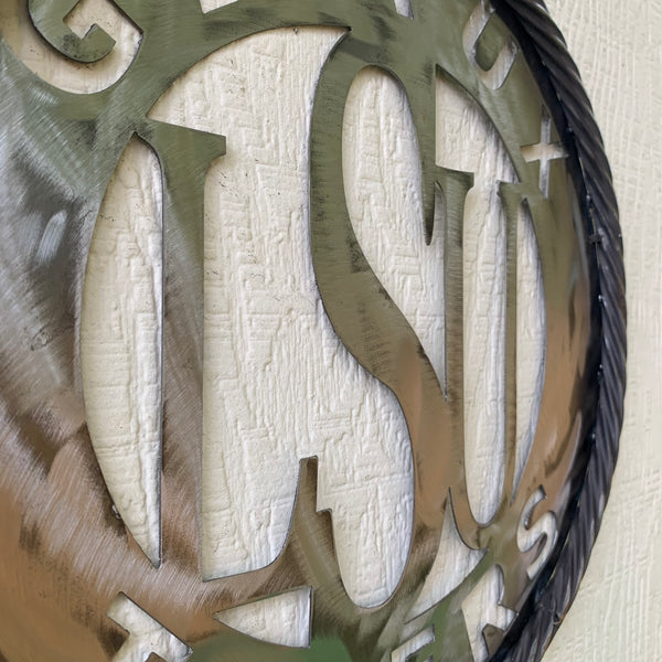 12",18",24",32" LSU GEAUX TIGERS CUSTOM METAL VINTAGE CRAFT TEAM SIGN WESTERN HOME DECOR HANDMADE