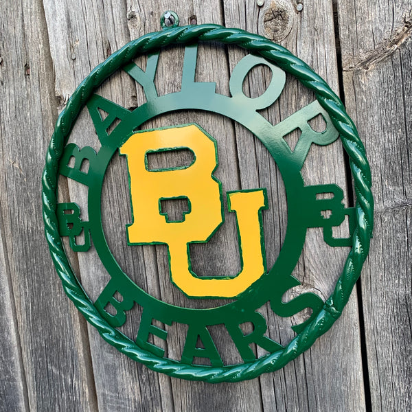 12",18",24",32" BAYLOR BEARS CUSTOM VINTAGE WALL ART