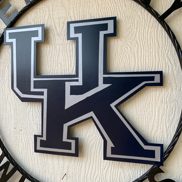 12", 18", 24", 32" KENTUCKY WILDCATS CUSTOM METAL VINTAGE CRAFT SIGN HANDMADE