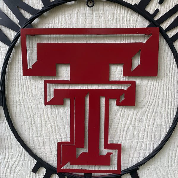 12", 18", 24", 32" WRECKEM TEXAS TECH METAL CUSTOM VINTAGE CRAFT TEAM SIGN HANDMADE