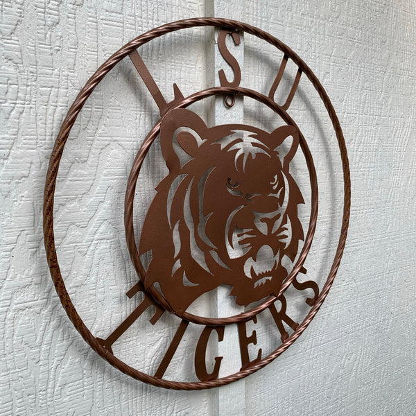 12:,18",24",32",36" LSU TIGERS METAL CUSTOM VINTAGE CRAFT ART SIGN