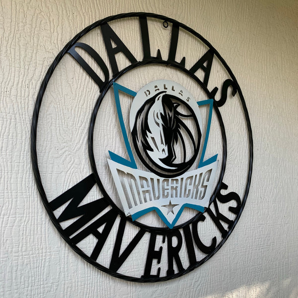 18", 24", 32" DALLAS MAVERICKS CUSTOM METAL VINTAGE CRAFT TEAM SPORTS SIGN HANDMADE