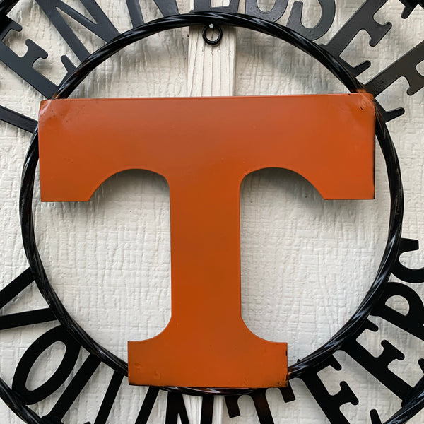 12", 18", 24", 32" TENNESSEE VOLUNTEERS CUSTOM METAL VINTAGE CRAFT SIGN TEAM