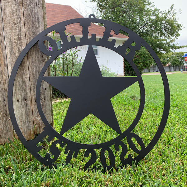ARCHER STYLE YOUR CUSTOM NAME LASERCUT METAL SIGN WESTERN HOME DECOR HANDMADE ART