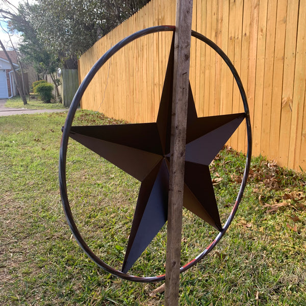 PEACE STAR SIGN METAL RED WHT BLUE STAR WESTERN HOME DECOR HANDMADE 12",16",24",32"36",38",40",48"