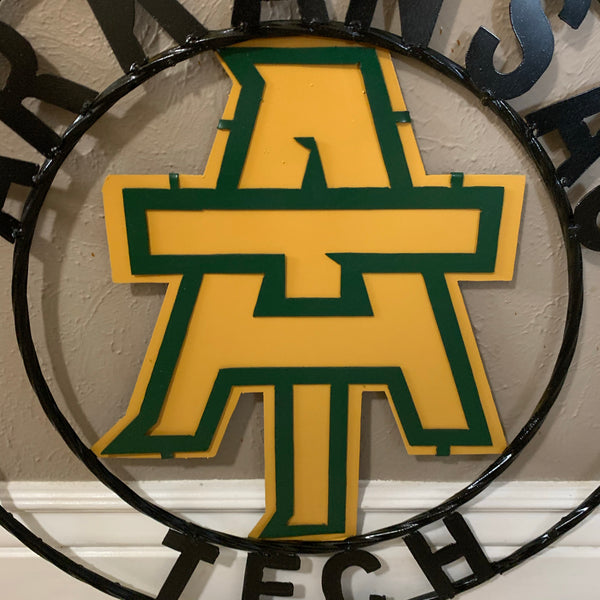 ARKANSAS TECH METAL CUSTOM VINTAGE CRAFT TEAM SIGN HANDMADE