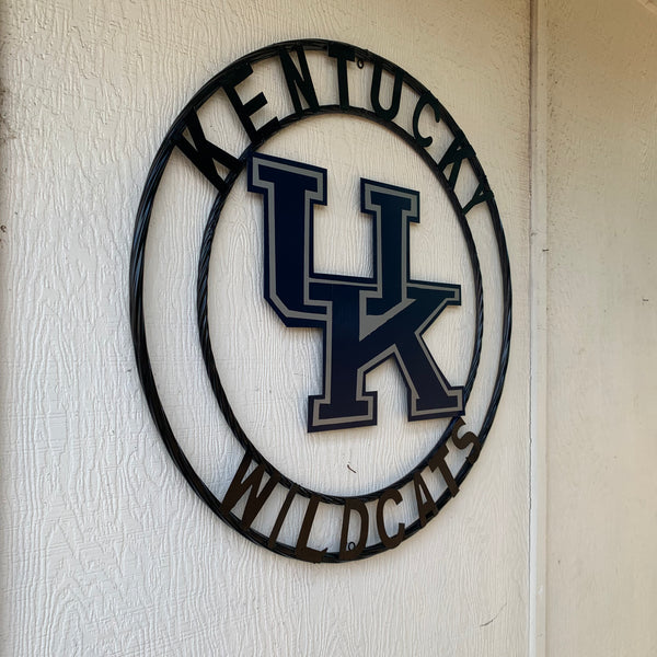 12", 18", 24", 32" KENTUCKY WILDCATS CUSTOM METAL VINTAGE CRAFT SIGN HANDMADE