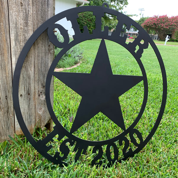 ARCHER STYLE YOUR CUSTOM NAME LASERCUT METAL SIGN WESTERN HOME DECOR HANDMADE ART