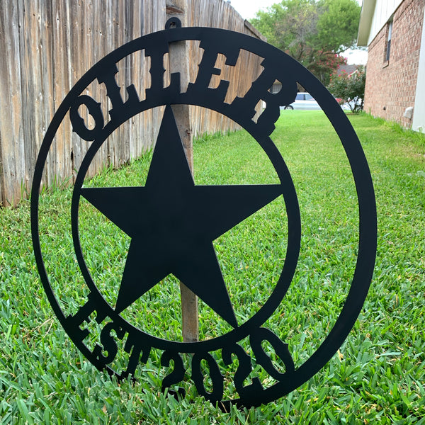 ARCHER STYLE YOUR CUSTOM NAME LASERCUT METAL SIGN WESTERN HOME DECOR HANDMADE ART