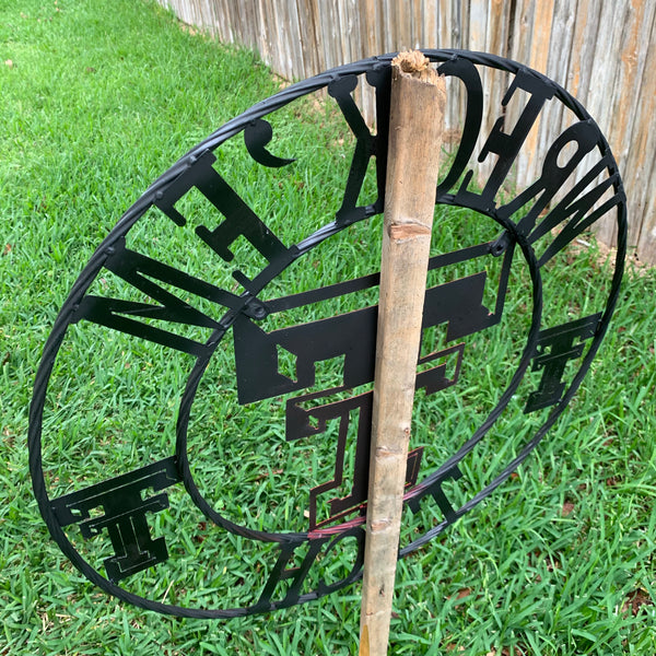 12", 18", 24", 32" WRECKEM TEXAS TECH METAL CUSTOM VINTAGE CRAFT TEAM SIGN HANDMADE