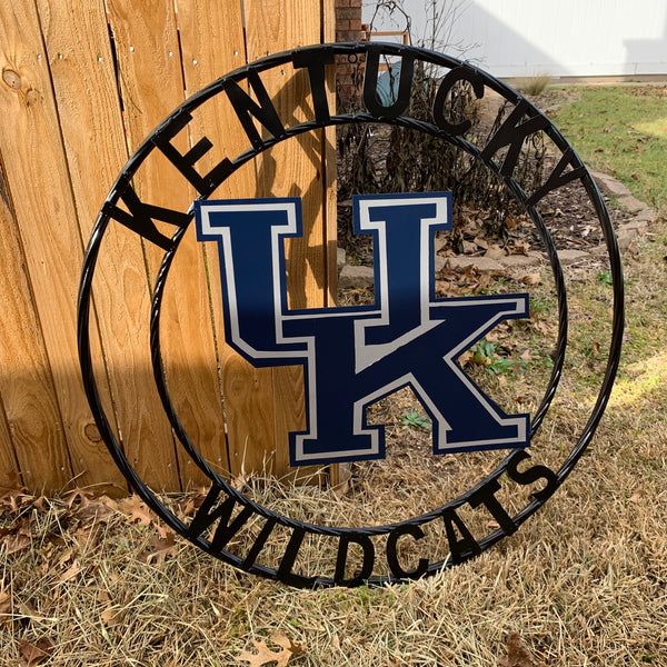 12", 18", 24", 32" KENTUCKY WILDCATS CUSTOM METAL VINTAGE CRAFT SIGN HANDMADE