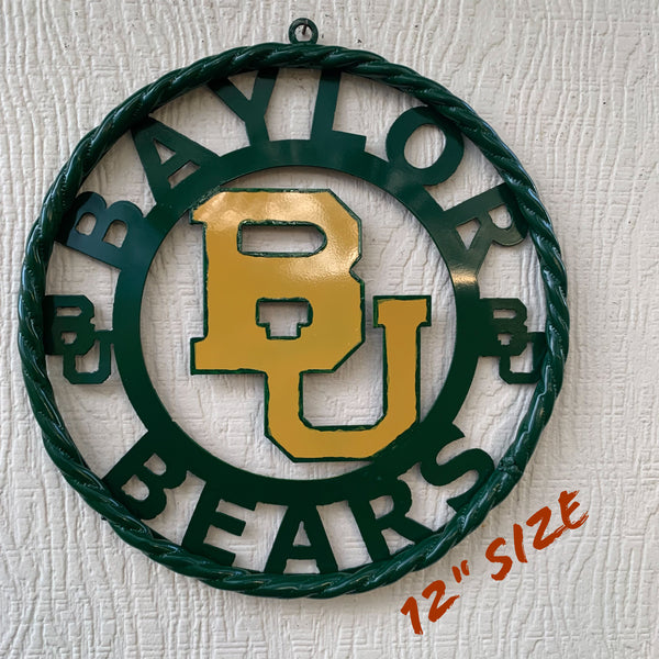 12",18",24",32" BAYLOR BEARS CUSTOM VINTAGE WALL ART