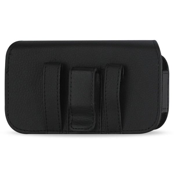HP100B-BK 7" REIKO XL MEGA EXTRA LARGE POUCH BELT LOOP HOLSTER CELL PHONE CASE UNIVERSAL OVERSIZE