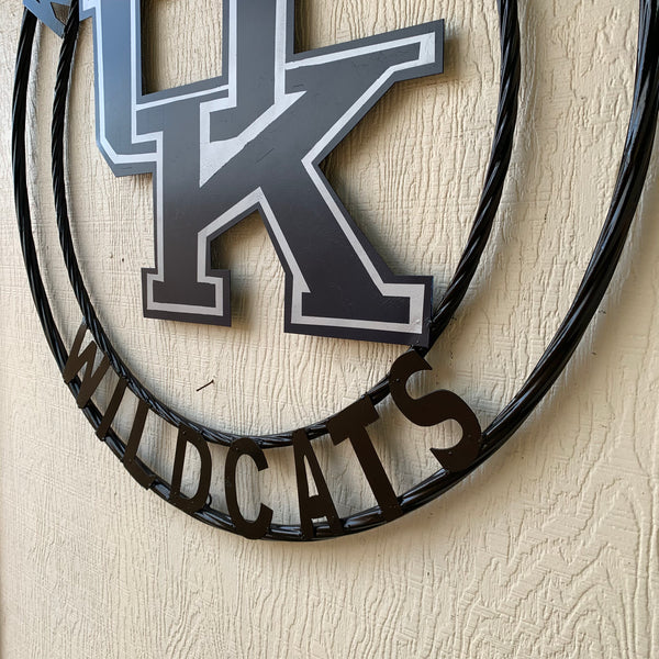 12", 18", 24", 32" KENTUCKY WILDCATS CUSTOM METAL VINTAGE CRAFT SIGN HANDMADE