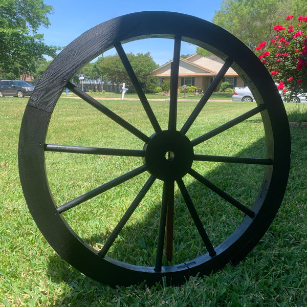16",24",30" WAGON WHEEL BARN WHITE WOOD WESTERN HOME DECOR RUSTIC NEW
