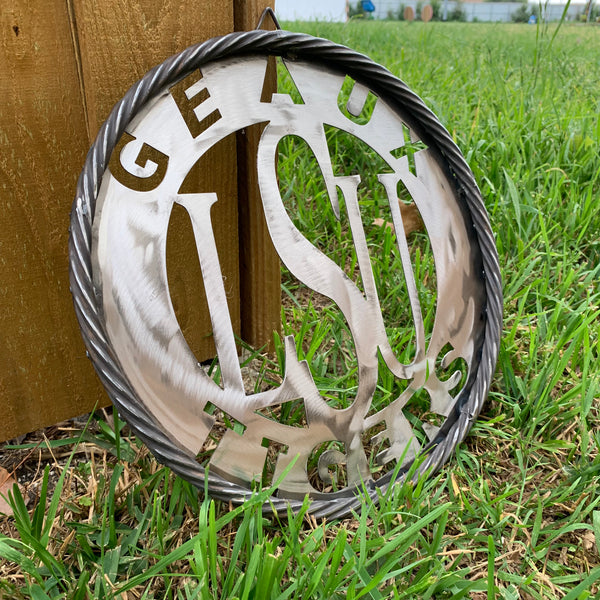 12",18",24",32" LSU GEAUX TIGERS CUSTOM METAL VINTAGE CRAFT TEAM SIGN WESTERN HOME DECOR HANDMADE