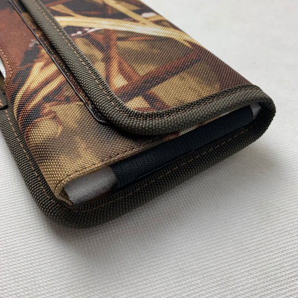 MX_LPOTX-EUH-CAMO 7" LUXMO XL MEGA EXTRA LARGE HORIZONTAL CAMO RUGGED POUCH VELCO CLOSURE  &  BELT LOOP CLIP HOLSTER CELL PHONE CASE UNIVERSAL OVERSIZE