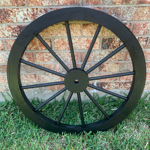 16",24",30" WAGON WHEEL BARN WHITE WOOD WESTERN HOME DECOR RUSTIC NEW