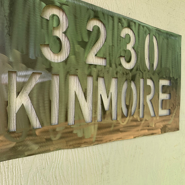 24" X 12" YOUR CUSTOM HOME ADDRESS NAME STAR METAL BARN METAL SIGN WESTERN HOME DECOR