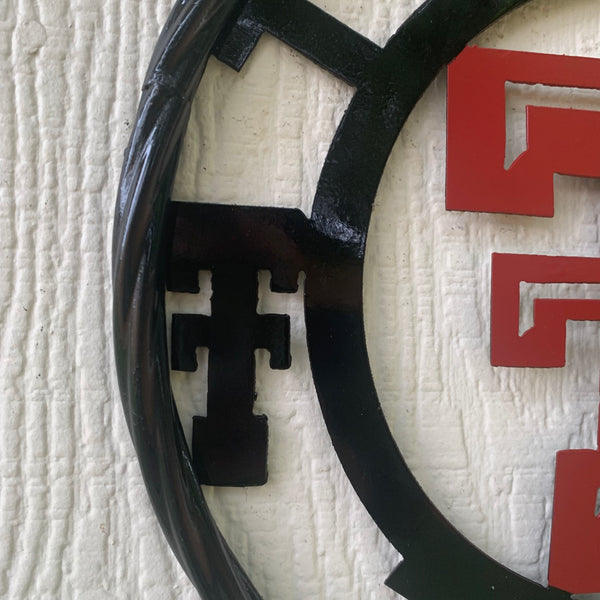 TEXAS TECH CUSTOM METAL VINTAGE CRAFT SIGN WESTERN HOME DECOR HANDMADE 12",18",24",32",36"