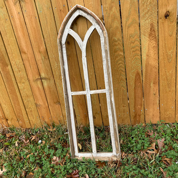 28",32",36" CATHEDRAL WINDOW WOOD 3PCS SET WESTERN HOME DECOR HANDMADE CRAFT NEW #EH11560