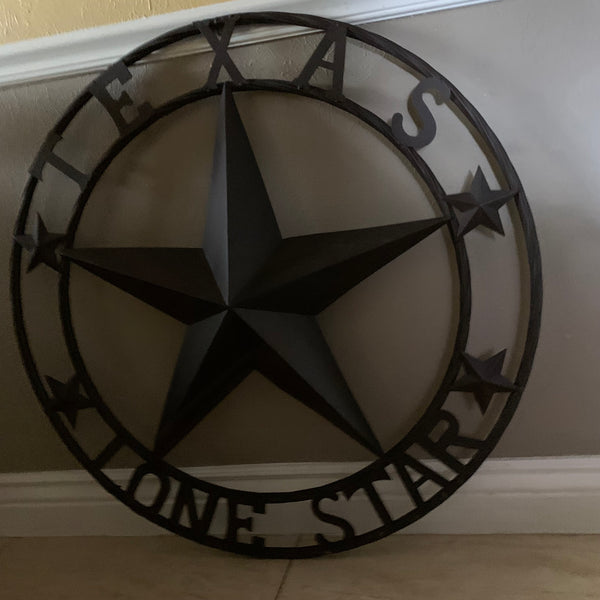 TEXAS LONESTAR METAL ART WESTERN HOME WALL DECOR RUSTIC VINTAGE BROWN NEW, SIZE:24",32",36",40",42",44",46",50"