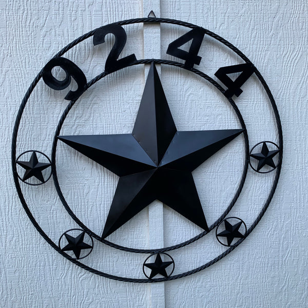 KOLET FAMILY STYLE YOUR CUSTOM FAMILY NAME STAR METAL BARN STAR ROPE RING KOLET FAMILY WESTERN HOME DECOR VINTAGE RUSTIC BROWN NEW HANDMADE 24",32",34",36",40",42",44",46",50"