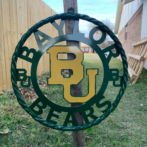 12",18",24",32" BAYLOR BEARS CUSTOM VINTAGE WALL ART