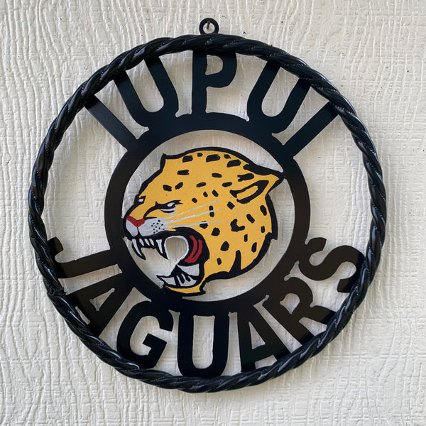 INDIANA IUPUI JAGUARS METAL CUSTOM VINTAGE CRAFT TEAM SIGN HANDMADE