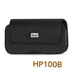 HP100B-BK 7" REIKO XL MEGA EXTRA LARGE POUCH BELT LOOP HOLSTER CELL PHONE CASE UNIVERSAL OVERSIZE