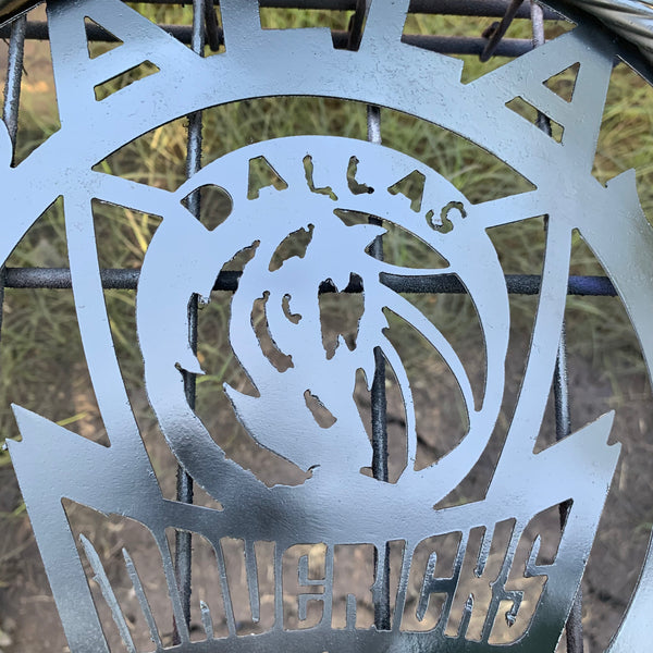 DALLAS MAVERICKS BLACK CUSTOM METAL VINTAGE CRAFT TEAM SPORTS SIGN HANDMADE 12",18",24",36"