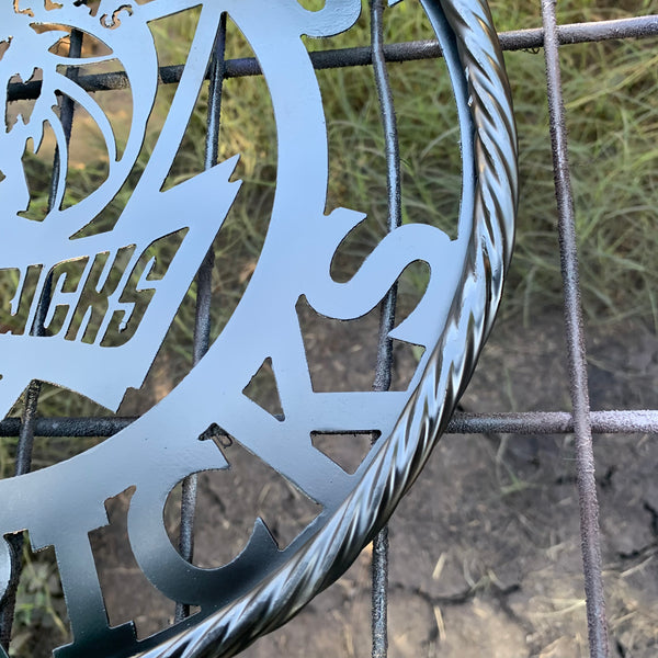 DALLAS MAVERICKS BLACK CUSTOM METAL VINTAGE CRAFT TEAM SPORTS SIGN HANDMADE 12",18",24",36"