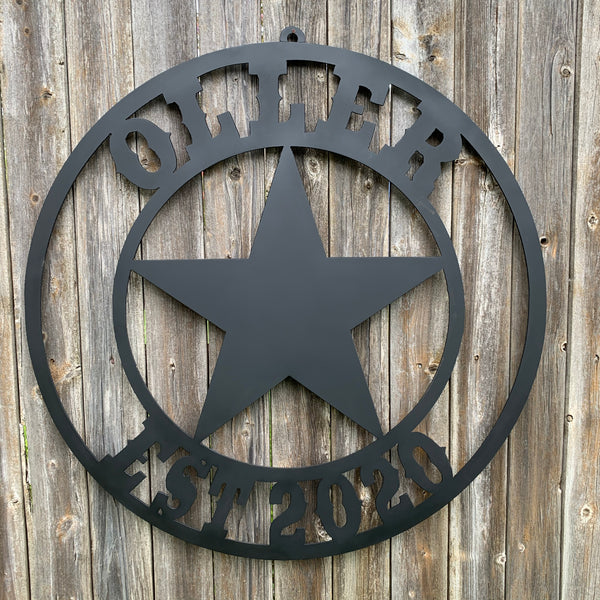 ARCHER STYLE YOUR CUSTOM NAME LASERCUT METAL SIGN WESTERN HOME DECOR HANDMADE ART