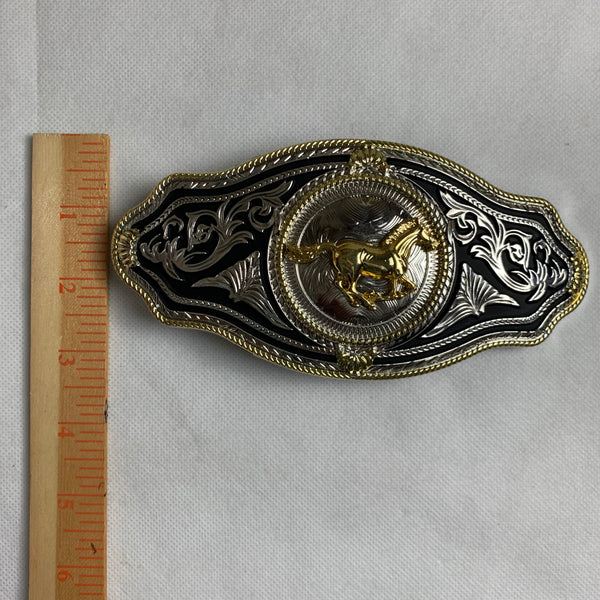 6.5" X 3.5" HORSE BELT BUCKLE WESTERN BUCKLE FASHION ART NEW #EH12270