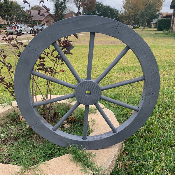 16",24",30" WAGON WHEEL GREY BARN WOOD WESTERN HOME DECOR HANDMADE NEW