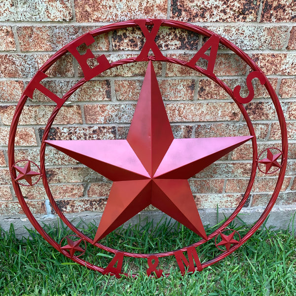 TEXAS A&M BURGUNDY RED BARN LONE STAR METAL CUSTOM VINTAGE CRAFT TEAM STAR WESTERN HOME DECOR HANDMADE SIZE:24",32",36",40",42",44",46",50"