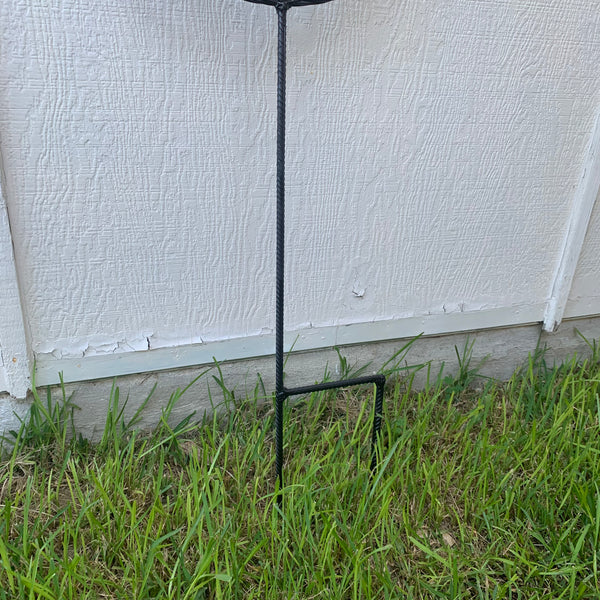 24" STAR & 34" STAKE DALLAS COWBOYS DECOR METAL ART WESTERN HOME WALL DECOR ALL RUSTIC BLACK STAR WITH 34" STAKE