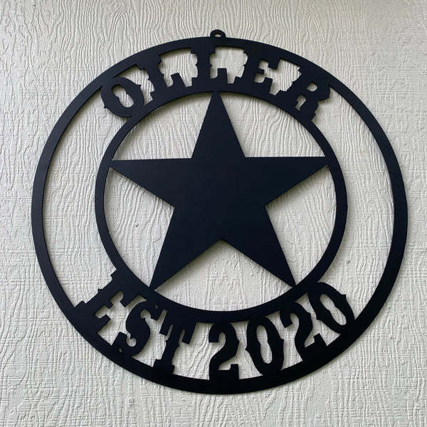 ARCHER STYLE YOUR CUSTOM NAME LASERCUT METAL SIGN WESTERN HOME DECOR HANDMADE ART